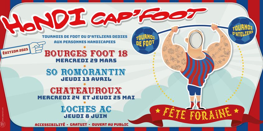 TOURNOIS DE FOOT OU D'ATELIERS DÉDIÉS AUX PERSONNES HANDICAPÉES