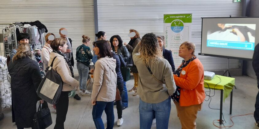 VISITE DE VÉTI CENTRE PAR POLE-EMPLOI ET CAP EMPLOI